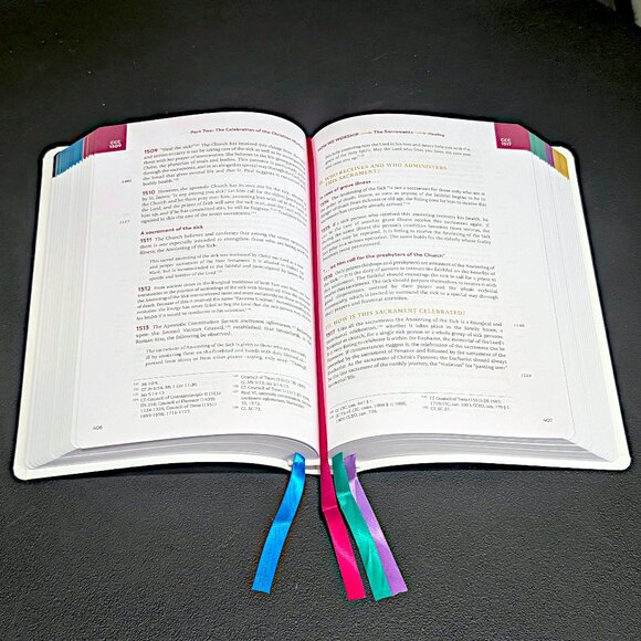 The Catechism of the Catholic Church: Ascension Edition Leather Bound New - Picture 2 of 9